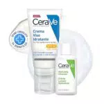 CeraVe Kit Viso e Viaggio con Crema Idratante SPF 30 e Detergente Viso