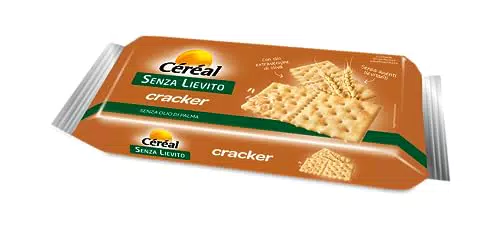 Céréal Crackers con Olio Extra Vergine di Oliva e Farina di Frumento Senza Lievito
