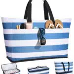 CIRYCASE Borsa Mare Grande Impermeabile Pieghevole Multitasche per Spiaggia e Viaggi