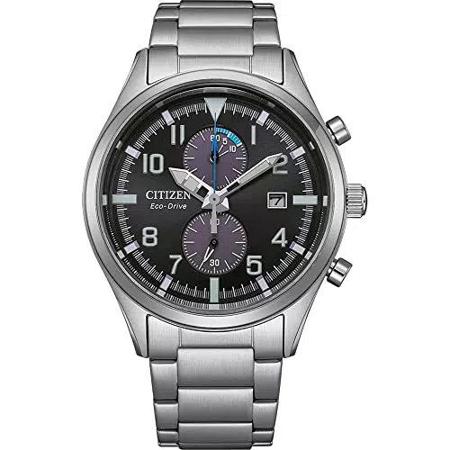 Citizen Orologio Cronografo Uomo al Quarzo con Cinturino in Acciaio Inossidabile CA7028-81E