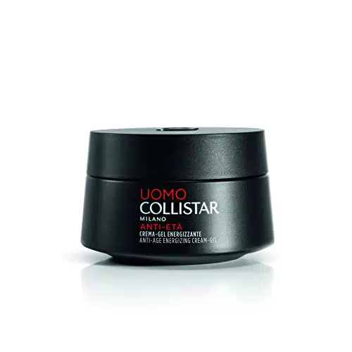 Collistar Linea Uomo Crema-Gel Energizzante, Azione antirughe e antifatica