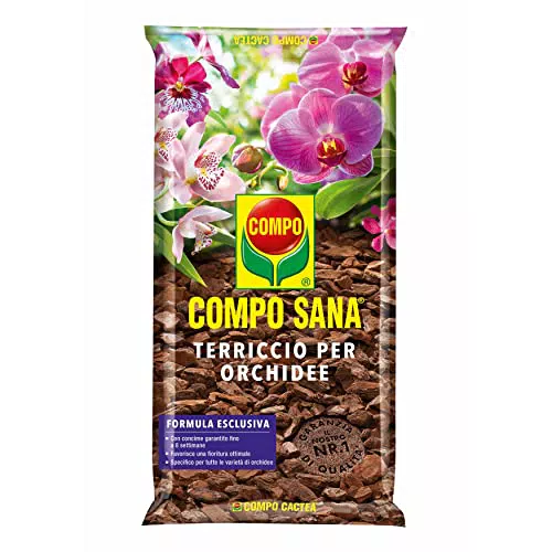 Compo Sana Terriccio per Orchidee - Fioritura Ottimale per Tutte le Varietà