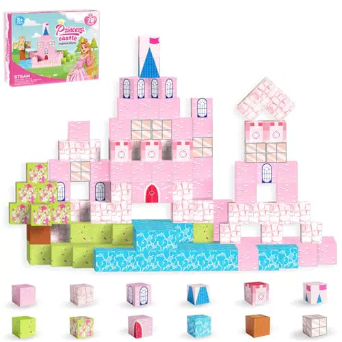 MagnetiKids Costruzioni Magnetiche Educative per Bambini 3+ Anni Gioco STEM