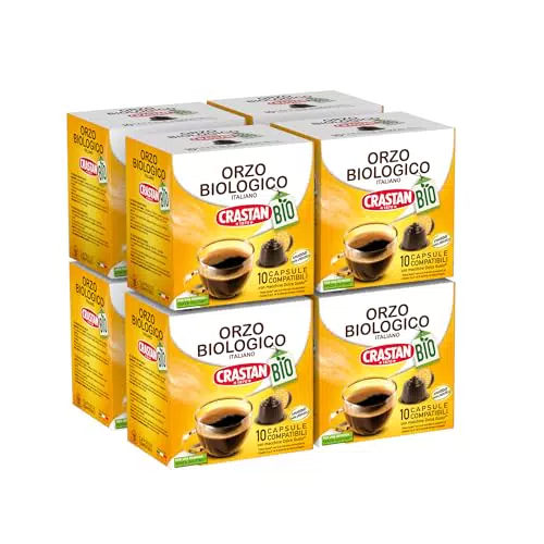 Crastran Capsule Compatibili Dolce Gusto - Orzo Biologico senza Caffeina