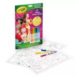 Crayola Album Attività e Coloring Disney Princess con Mini Pennarelli Lavabili
