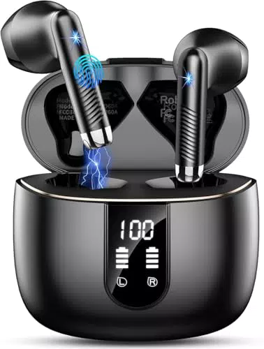 Cuffie Bluetooth 5.4 con Cancellazione Rumore e Microfoni ENC - Impermeabili IP7