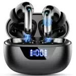 Cuffie Bluetooth 5.3 Wireless In Ear con Cancellazione Rumore e Display LED