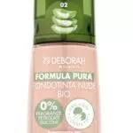 Deborah Milano Fondotinta Formula Pura Nude BIO con Vitamina C e Aloe Vera SPF 20