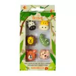 Decora Decorazioni di Zucchero Animali della Giungla - Idea per Cake Design