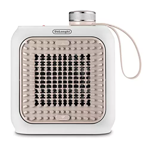 De'Longhi Capsule Desk, Termoventilatore Ceramica, Mini Termoventilatore Silenzioso