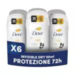 Dove Deodorante Stick Invisible Dry Antitraspirante 72 Ore con Pro-Ceramide