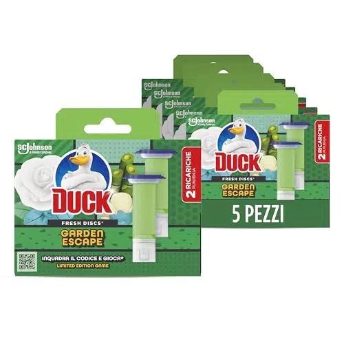 Duck Fresh Discs - 2 Ricariche da 6 Dischi Gel Igienizzanti WC