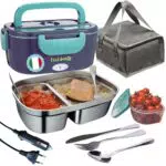 EcoLiberty Scaldavivande Elettrico Portatile 80W per Auto, Ufficio e Cantieri