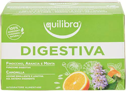 Equilibra Tisana Digestiva con Finocchio, Anice e Menta - Ingredienti Funzionali