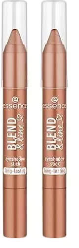 Essence Cosmetics Eyeshadow Stick Blend e Line Lunga Durata Brillante Metallica
