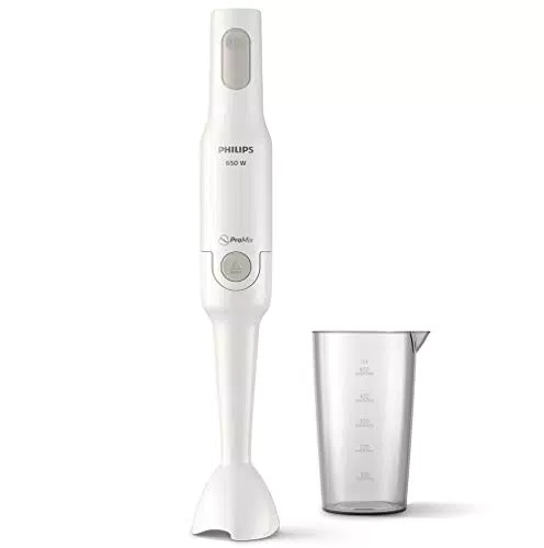 Philips Frullatore ad Immersione HR2531/00, Tecnologia ProMix, 650W, Antischizzo