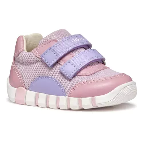 Geox B Lupidoo Scarpe Primi Passi per Bambine e Ragazze