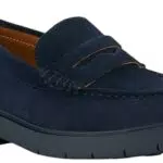 Geox D SPHERICA EC1 A, Mocassino Donna, Navy