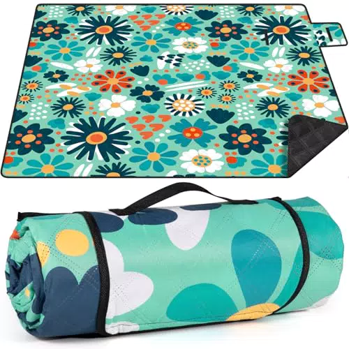 GLOSKIN Coperta da Picnic Lavabile, Tappetino Portatile per Campeggio e Spiaggia