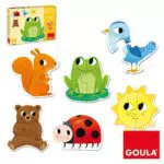 Goula Puzzle Form Animali - Gioco Educativo per Bambini