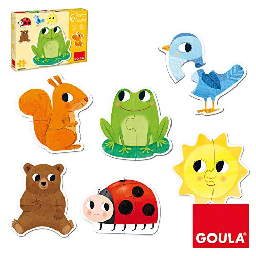 Goula Puzzle Form Animali - Gioco Educativo per Bambini