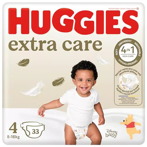 Huggies Pannolini Extra Care Design Disney Ultra Assorbenti per Protezione Completa