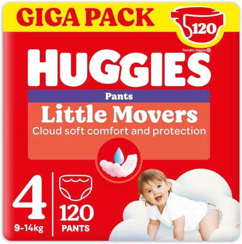Huggies Little Movers Pannolini Mutandina Ultra Assorbenti per Neonati