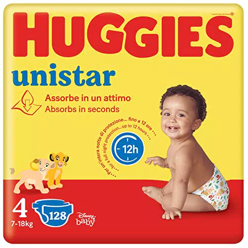Huggies Unistar Pannolini Ultra Assorbenti Design Disney - Protezione Completa