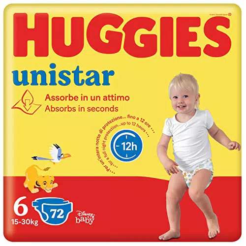 Huggies Unistar Pannolini Ultra Assorbenti Design Disney - Protezione Completa