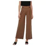 JdY Pantaloni Culotte Long Pant Jrs Noos con Bottoni Neri per Donna