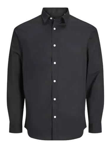 JJ REBEL Jrebgavin Camicia a Maniche Lunghe Uomo