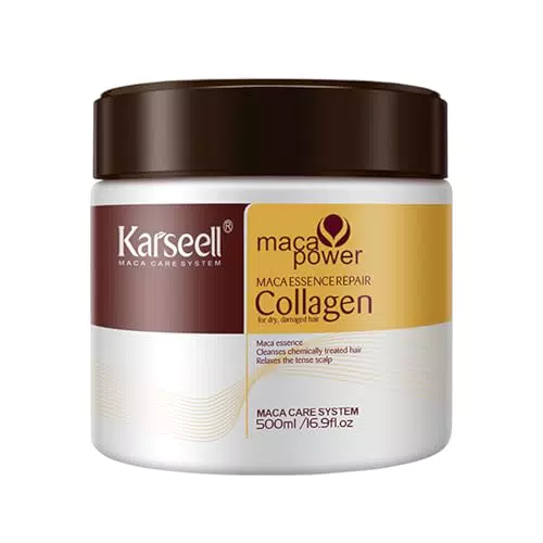 Karseell Maschera per Capelli al Collagene e Maca - Riparazione Profonda
