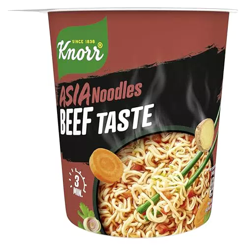 Knorr Noodles Istantanei al Gusto Manzo - Pronti in 3 Minuti