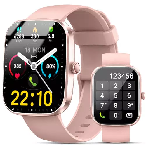 Kuizil Smartwatch Donna con Chiamate, Fitness Tracker e Monitoraggio Sonno/IP68