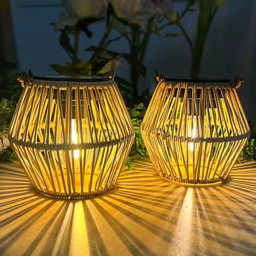 Kelenpro Lanterne Solari da Esterno Impermeabili per Giardino e Terrazza