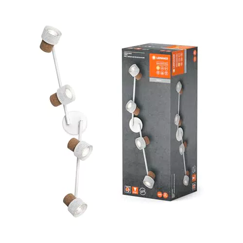 LEDVANCE Decor Spot Cork - Faretto Orientabile Dimmerabile GU10 per Interni
