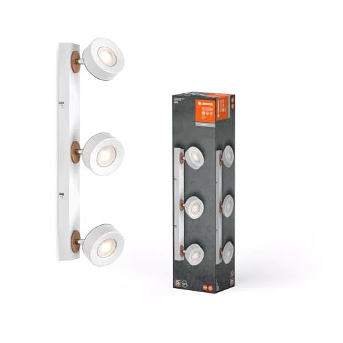 LEDVANCE Decor Spot Pluto - Faretto Orientabile per Interni, 14,4W, 960lm