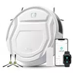 LEFANT M210P Robot Aspirapolvere Ultrasottile WiFi, 2200Pa, Ideale per Peli Animali