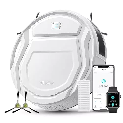 LEFANT M210P Robot Aspirapolvere Ultrasottile WiFi, 2200Pa, Ideale per Peli Animali