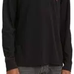 Levi's Ls Std Graphic Tee Hm Ls Black Graphicaglia a Maniche Lunghe Uomo