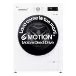 LG F4NX1008NWK Lavatrice a Carica Frontale Classe A, Wi-Fi e 6 Motion Direct Drive