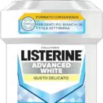 Listerine Collutorio Advanced White Sbiancante Senza Alcol al Gusto di Menta