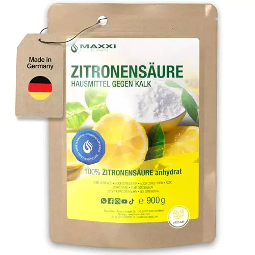 Maxxi Clean Acido Citrico Alimentare - Rimedio Naturale per Cucina e Cosmetica