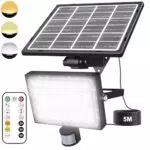 MEIKEE Lampada Solare da Esterno con Sensore di Movimento e Telecomando IP66