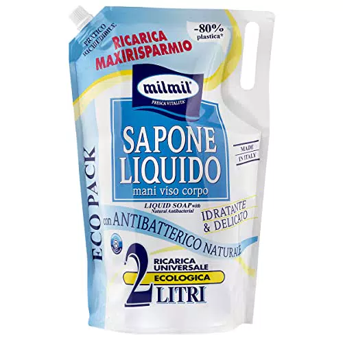 Milmil Sapone Liquido Neutro, Ricarica Universale Maxirisparmio