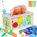 Montessori Cubo Multiattività Educativo per Bambini 1-3 Anni - Regalo Interattivo