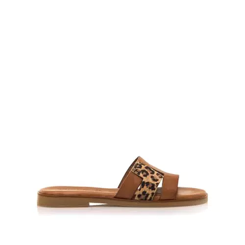 MTNG Sandali Piatte Donna Alysa 54181, 60314, Leopard Print