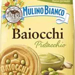 Mulino Bianco Biscotti Baiocchi al Pistacchio, Biscotti con Pistacchio e Pastafrolla Ideali per Colazione o Merenda