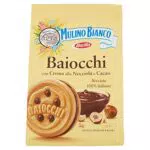 Mulino Bianco Biscotti Baiocchi con Crema alla Nocciola e Cacao