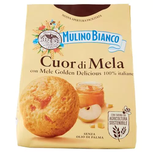 Mulino Bianco Biscotti Cuor di Mela con Mele 100% Italiane
